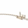 Деревянный конструктор (3D пазлы) Кольцевая железная дорога с переездом (159 деталей)
