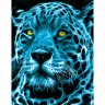 Алмазная мозаика Неоновый ягуар (40x50 см)