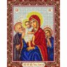 Набор для вышивки бисером Пресвятая Богородица Трех радостей (20x25 см)