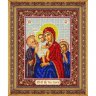 Набор для вышивки бисером Пресвятая Богородица Трех радостей (20x25 см)