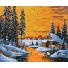 Картина по номерам Зимний закат (GX 27035, 40x50 см)