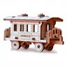 Деревянный конструктор (3D пазлы) Пассажирский вагон (27 деталей)
