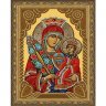 Алмазная мозаика Икона Богоматерь (CDX 042, 20x30 см)