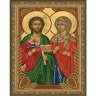 Алмазная мозаика Икона Адриан и Наталья (CDX 049, 20x30 см)