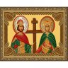 Алмазная мозаика Икона Петр и Февронья (CDX 062, 20x30 см)