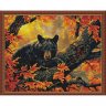 Алмазная мозаика Медведь в осеннем лесу (CK 1712, 40x50 см)