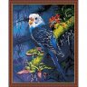 Алмазная мозаика Попугайчик в тропиках (CK 2082, 40x50 см)
