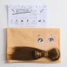 Набор для шитья заготовки Тело для куклы с термопереводкой + волосы-трессы (30 см)