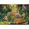 Пластиковый пазл Тигры (1000 деталей)
