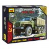 Сборная модель Советский армейский грузовик Урал 4320, 1:100