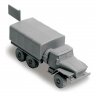 Сборная модель Советский армейский грузовик Урал 4320, 1:100