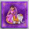 Деревянный пазл-головоломка Индийская Принцесса (35 деталей)