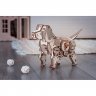 Деревянный конструктор (3D пазлы) Механический щенок Puppy (246 деталей)