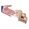Деревянный конструктор (3D пазлы) Музыкальная шкатулка Рояль (36 деталей)