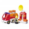 Пластиковый конструктор Fireman Пожарная машина с цистерной (738, 34 детали)