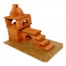 Керамический конструктор-кирпичики Башня с мостом (48 деталей)
