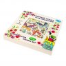 Чехол-раскраска для подушки Бабочки в цветах (45х45 см)