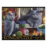 Пазл Konigspuzzle Британские коты (500 деталей)