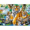 Пазл Тигры у ручья (120 деталей)