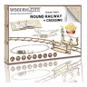 Деревянный конструктор (3D пазлы) Кольцевая железная дорога с переездом (159 деталей)