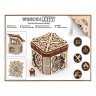 Деревянный конструктор (3D пазлы) Таинственная шкатулка (176 деталей)