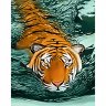 Алмазная мозаика Тигровые воды (38x48 см)