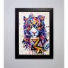 Алмазная мозаика Магический тигр (27x38 см)