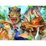 Пазл Super 3D Динозавры селфи (100 деталей)