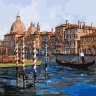 Картина по номерам Каналы Венеции (30x30 см)