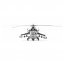 Сборная модель Советский ударный вертолет Ми-24А, 1:72
