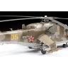 Сборная модель Советский ударный вертолёт Ми-24В/ВП, 1:48