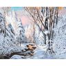 Картина по номерам Зимний лес (GX23174, 40х50 cм)