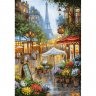 Пазл Весенние цветы Париж (1000 деталей)