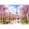 Пазл Романтическая прогулка по Парижу (1000 деталей)
