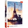 Пазл Коллаж Париж на рассвете (1000 деталей)