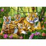 Пазл Семья тигров (500 деталей)