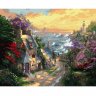 Картина по номерам Деревня у берега моря (40x50 см)