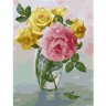 Картина по номерам Бузин Пионы и розы (30х40 см)
