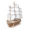Деревянный конструктор (3D пазлы) Корабль Ламар (87 деталей)