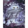Алмазная мозаика с нанесенной рамкой Полярная сова (40x50 см)