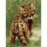Картина по номерам Маленький леопард (30х40 см)