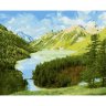 Картина по номерам Озеро в горах (OK10217, 40х50 см)