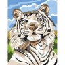Картина по номерам Белый тигренок (CX 3535, 20x30 см)