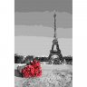 Картина по номерам Букет роз в Париже (CX 3822, 20x30 см)