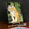 Картина по номерам Бенгальский тигр (30x40 см)