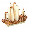 Деревянный конструктор (3D пазлы) Китайский корабль (30.5x12.2x30 см, 66 деталей)