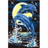 Картина по номерам Лунные дельфины (20х30 см)