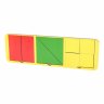 Пазл-игра в рамке Собери квадрат Уровень 1 (28х10 см, 3 фигуры)