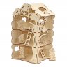 Деревянный кнструктор (3D пазлы) Дом-дерево для лешиков (22 детали)