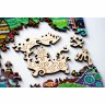 Деревянный пазл-головоломка Кот-мореход (135 деталей)